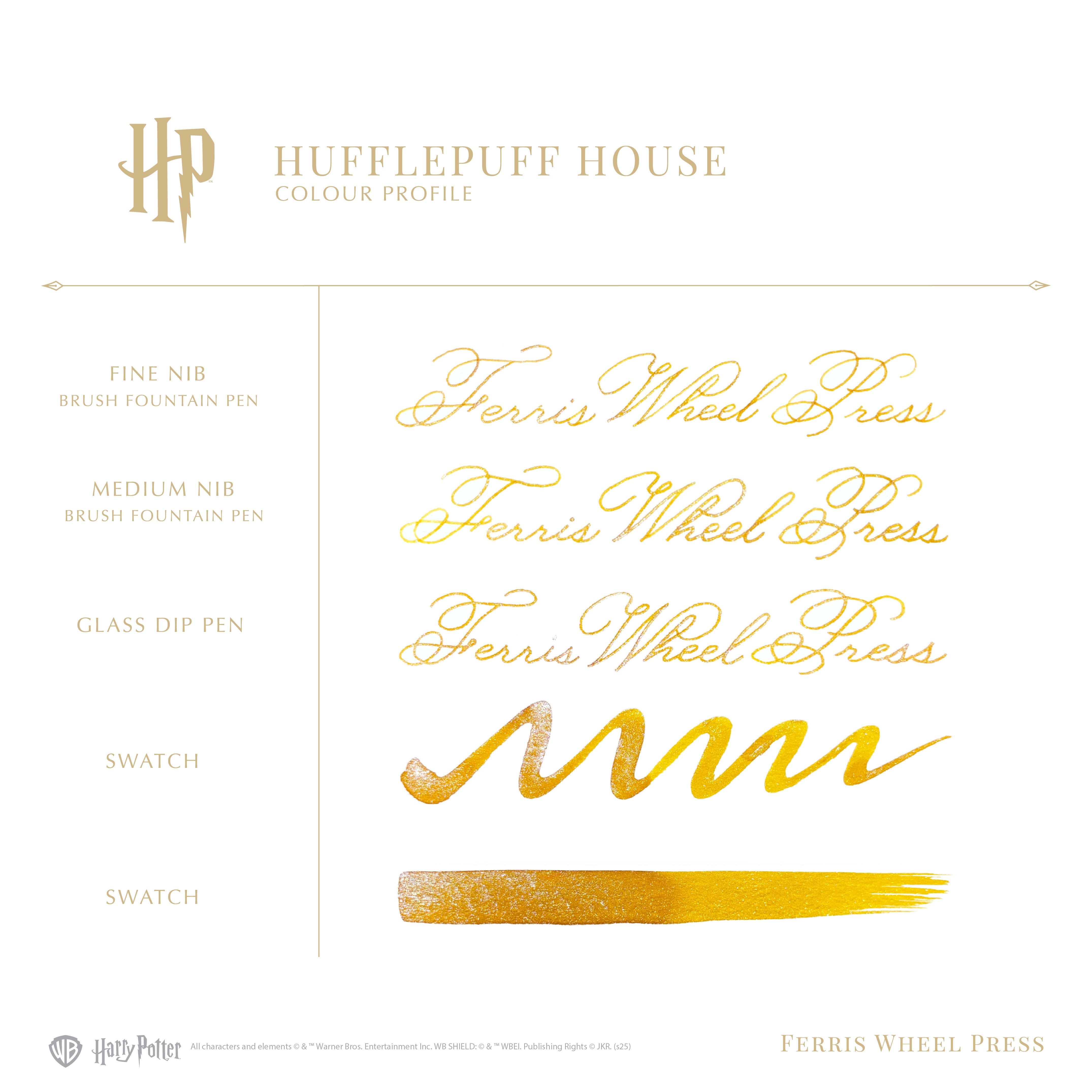 Warner Bros. | Harry Potter | Dabbler Pen and Ink Set | Hufflepuff House