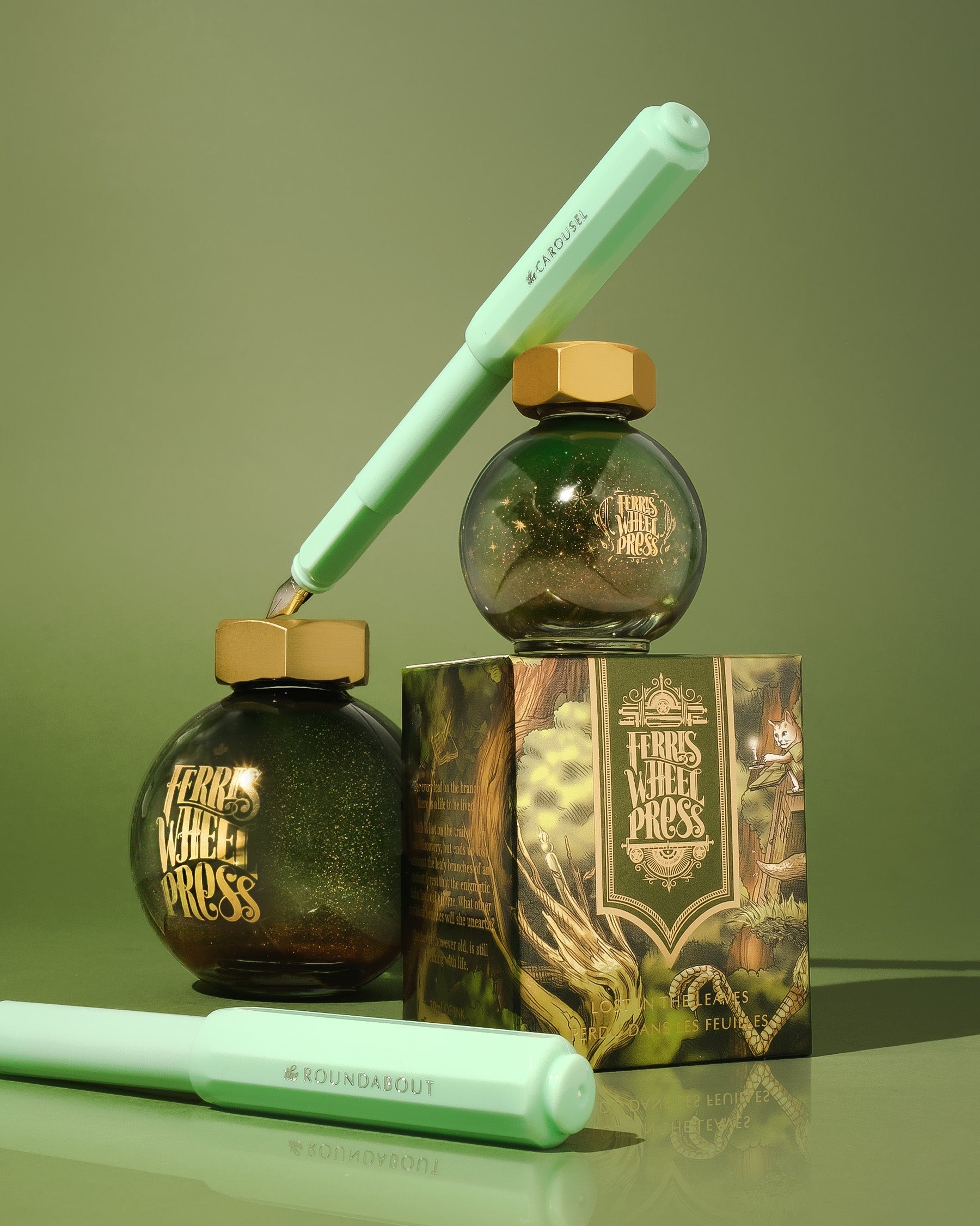 The Carousel Fountain Pen - Lost in the Leaves