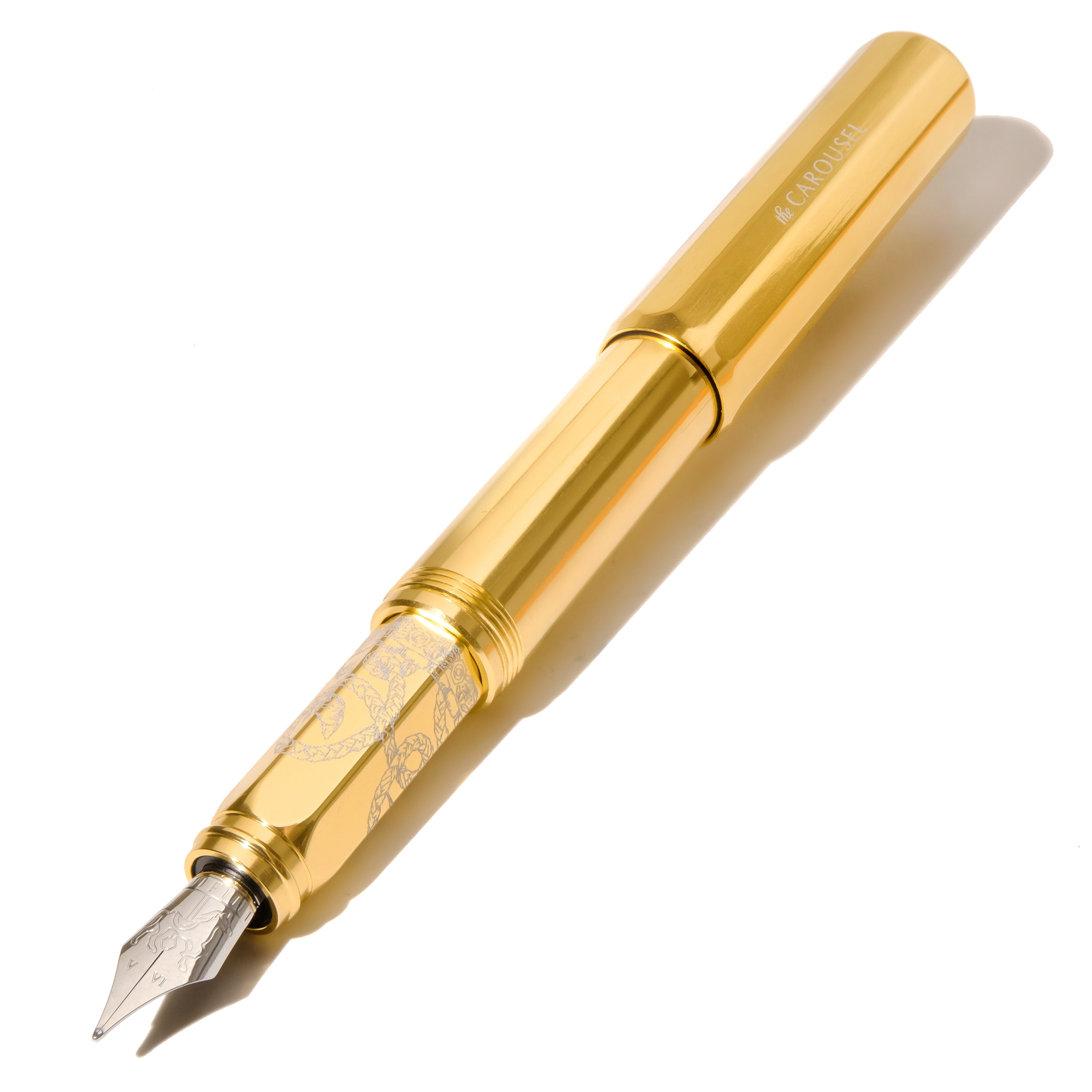 Limited Edition 2023 | Aluminum Carousel Fountain Pen - Plaited Gold Tress